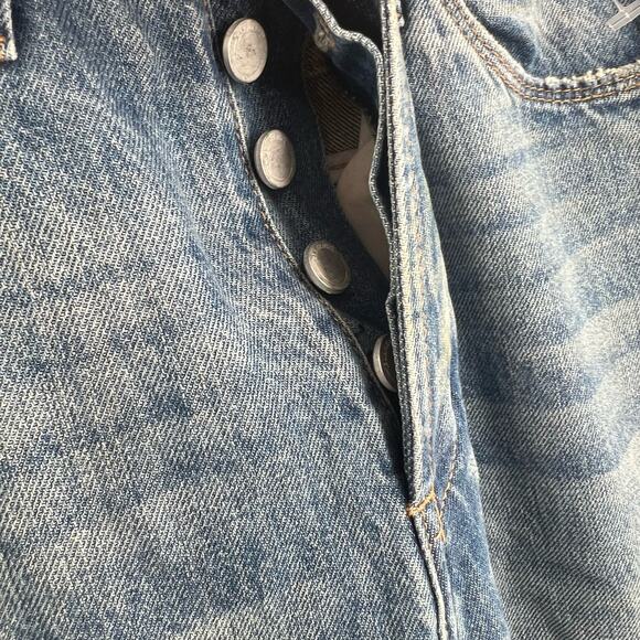 Blank NYC The Cooper Slim Straight Distressed Jean Size 25 New - Picture 3 of 8